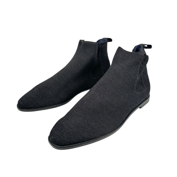 ROTHY’S The Merino Wool Glove Chelsea Ankle Boot in Onyx Black - Picture 6 of 13
